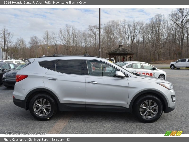 Moonstone Silver / Gray 2014 Hyundai Santa Fe Sport FWD
