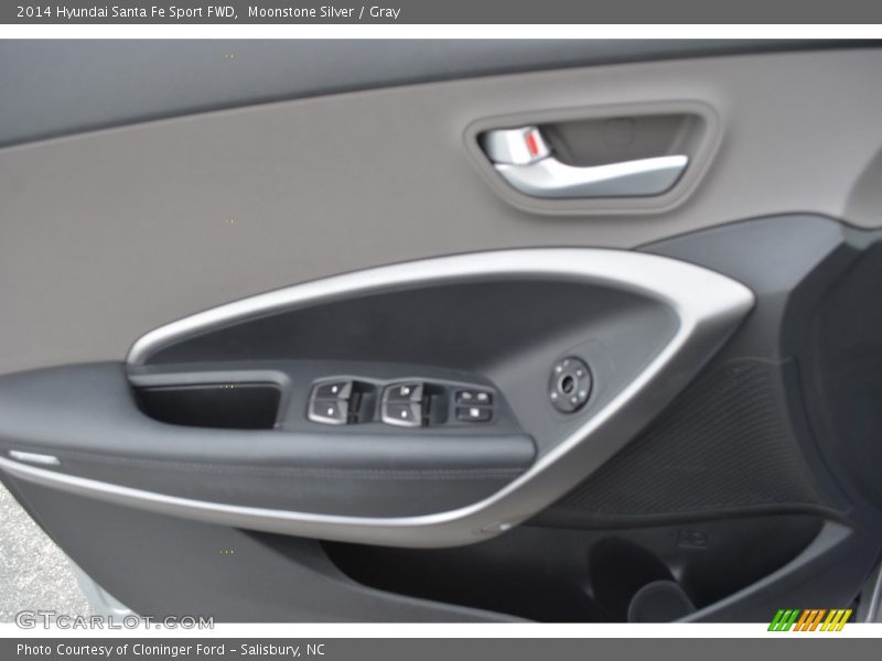Moonstone Silver / Gray 2014 Hyundai Santa Fe Sport FWD