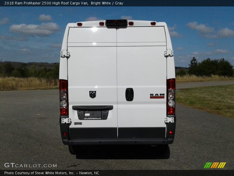 Bright White / Gray 2018 Ram ProMaster 2500 High Roof Cargo Van