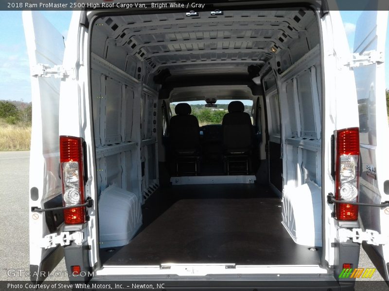 Bright White / Gray 2018 Ram ProMaster 2500 High Roof Cargo Van