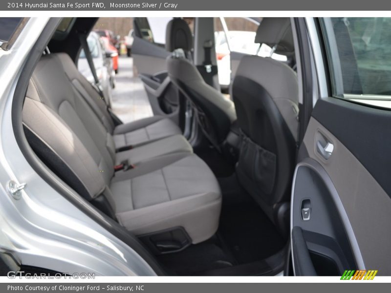 Moonstone Silver / Gray 2014 Hyundai Santa Fe Sport FWD