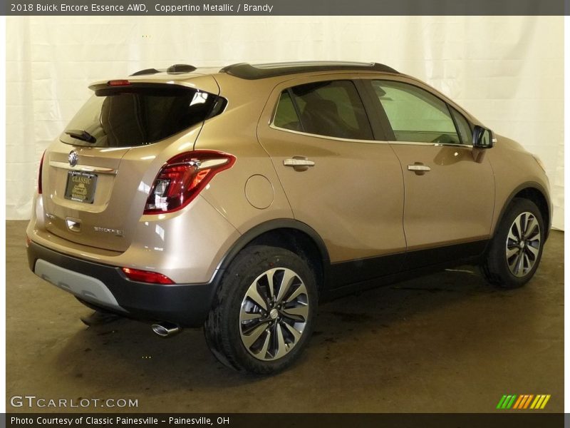 Coppertino Metallic / Brandy 2018 Buick Encore Essence AWD