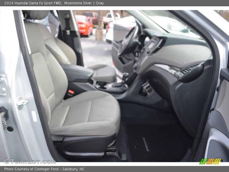 Moonstone Silver / Gray 2014 Hyundai Santa Fe Sport FWD