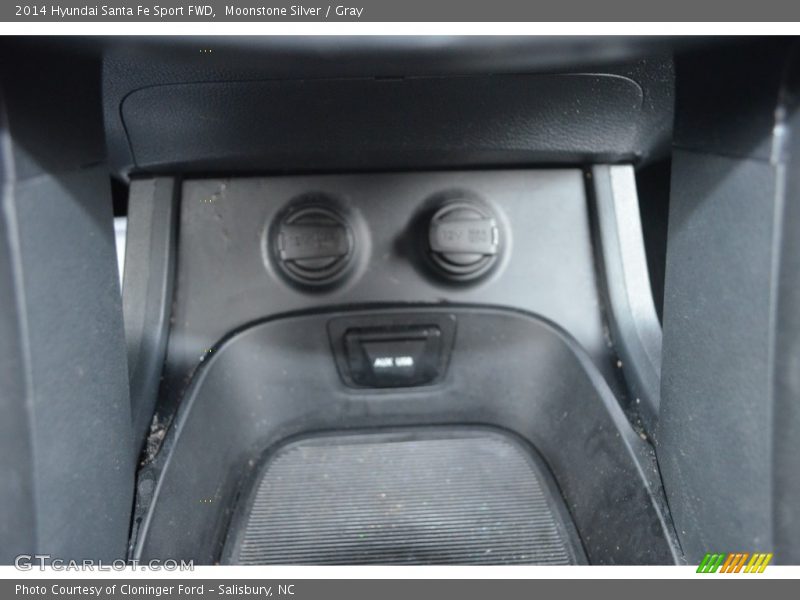 Moonstone Silver / Gray 2014 Hyundai Santa Fe Sport FWD