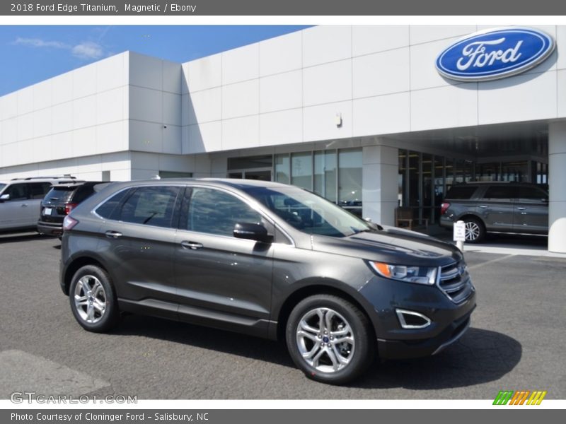 Magnetic / Ebony 2018 Ford Edge Titanium