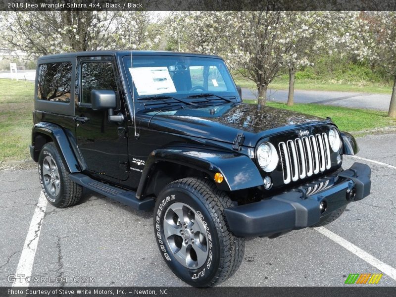 Black / Black 2018 Jeep Wrangler Sahara 4x4