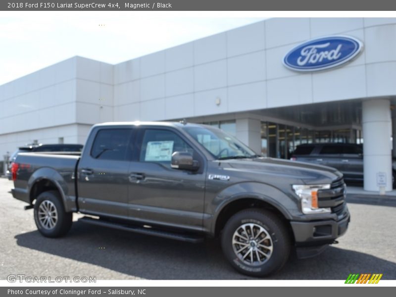 Magnetic / Black 2018 Ford F150 Lariat SuperCrew 4x4