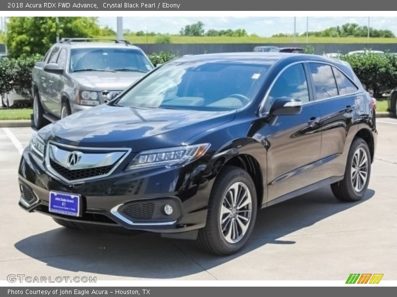 Crystal Black Pearl / Ebony 2018 Acura RDX FWD Advance