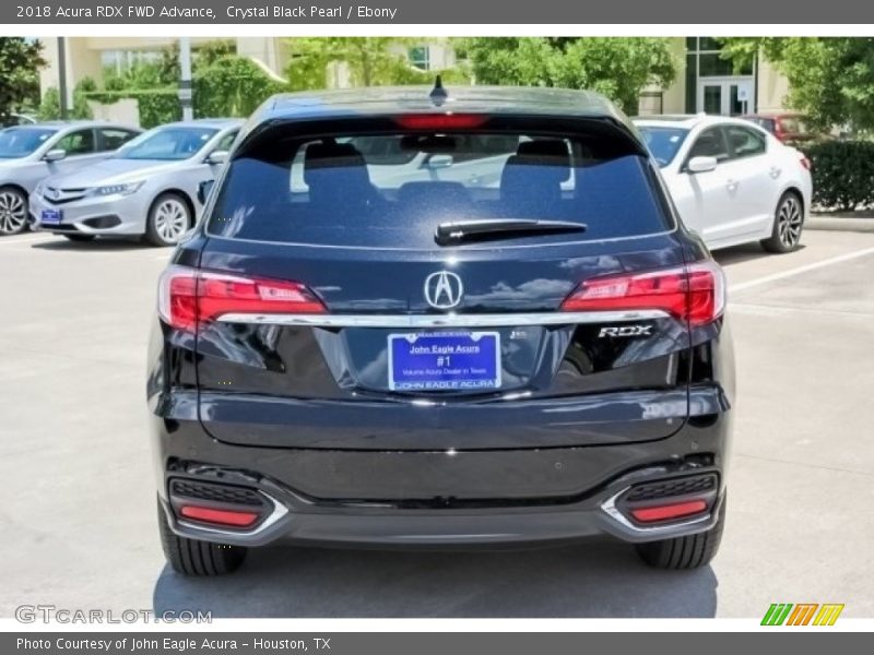 Crystal Black Pearl / Ebony 2018 Acura RDX FWD Advance