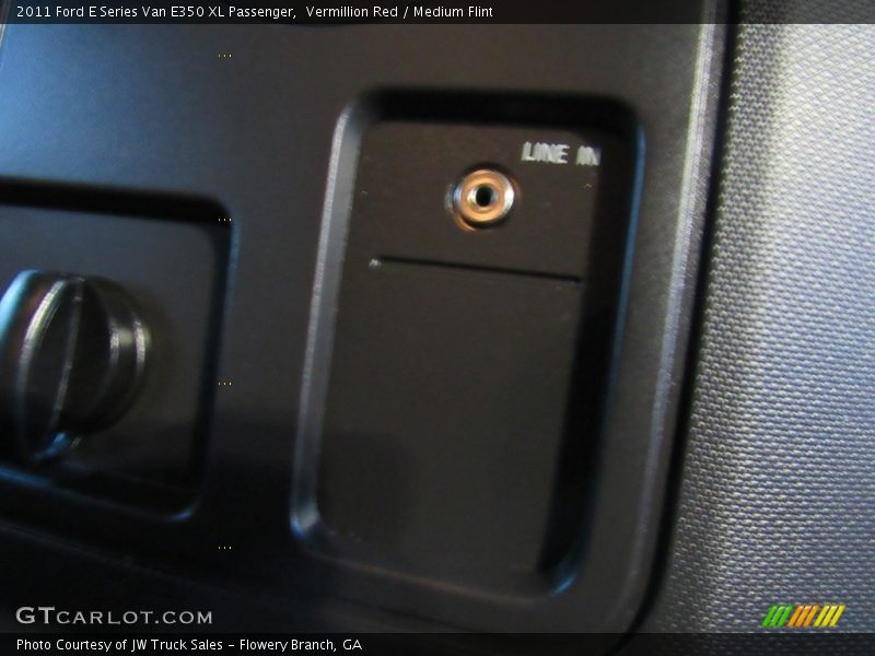 Vermillion Red / Medium Flint 2011 Ford E Series Van E350 XL Passenger