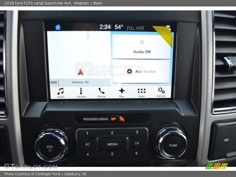 Magnetic / Black 2018 Ford F150 Lariat SuperCrew 4x4