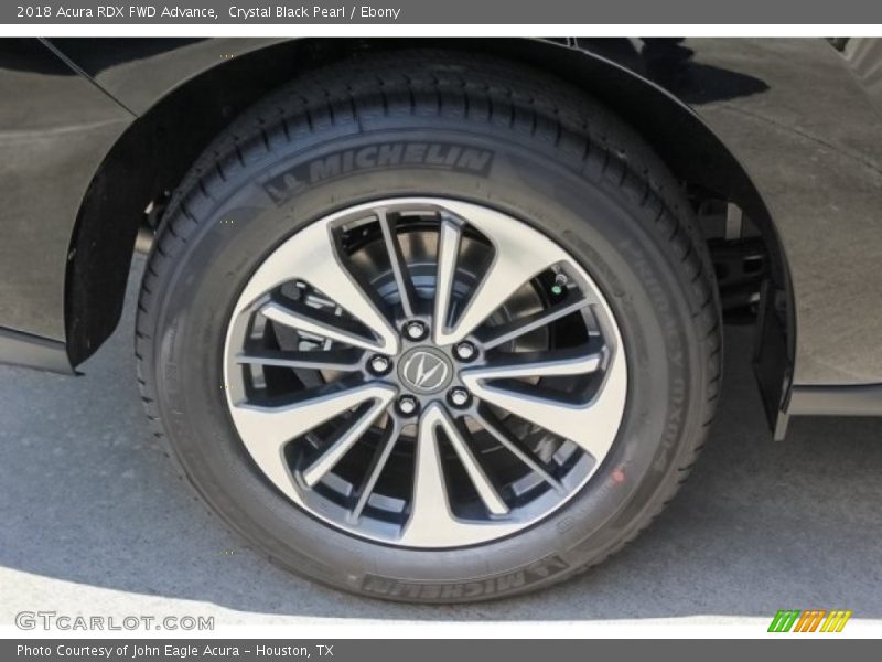 Crystal Black Pearl / Ebony 2018 Acura RDX FWD Advance