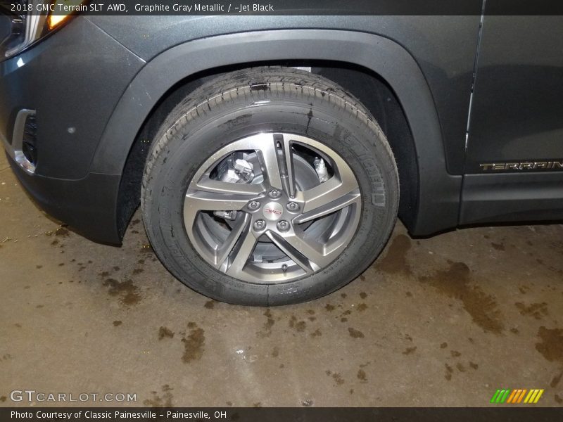 Graphite Gray Metallic / ­Jet Black 2018 GMC Terrain SLT AWD