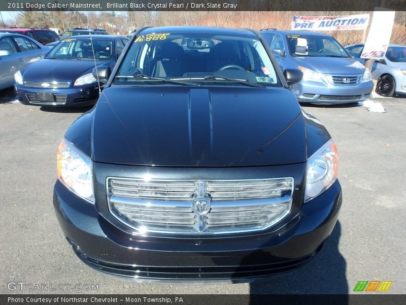 Brilliant Black Crystal Pearl / Dark Slate Gray 2011 Dodge Caliber Mainstreet