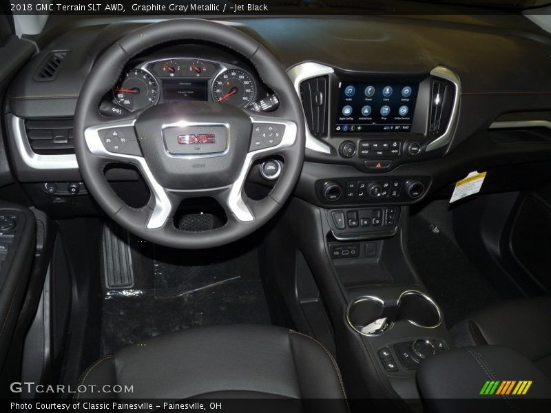 Graphite Gray Metallic / ­Jet Black 2018 GMC Terrain SLT AWD