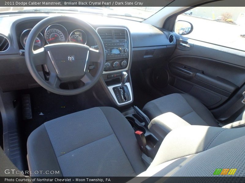 Brilliant Black Crystal Pearl / Dark Slate Gray 2011 Dodge Caliber Mainstreet