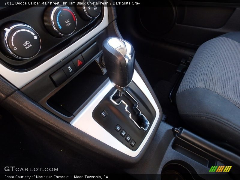 Brilliant Black Crystal Pearl / Dark Slate Gray 2011 Dodge Caliber Mainstreet