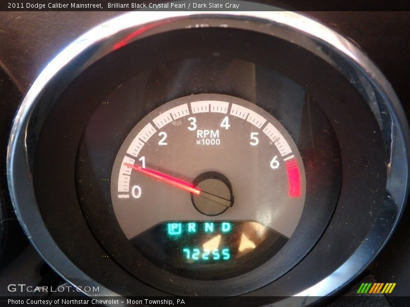 Brilliant Black Crystal Pearl / Dark Slate Gray 2011 Dodge Caliber Mainstreet