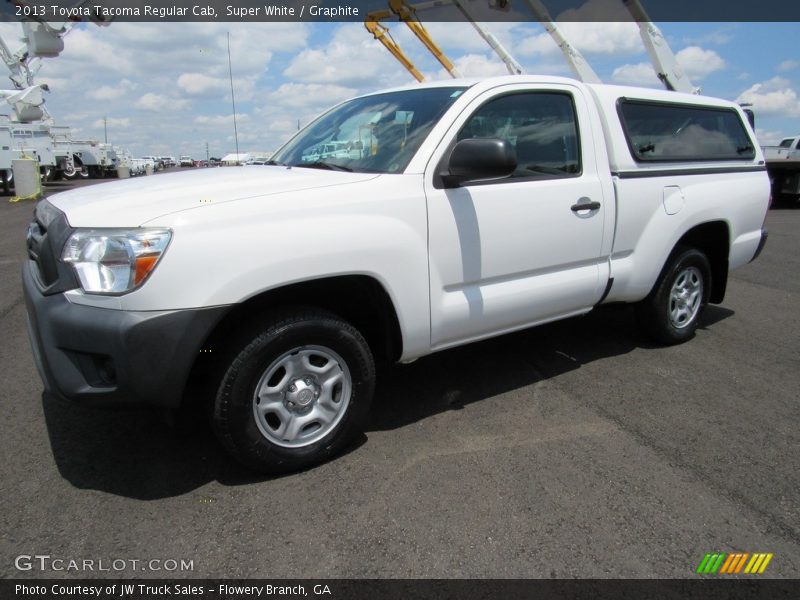 Super White / Graphite 2013 Toyota Tacoma Regular Cab