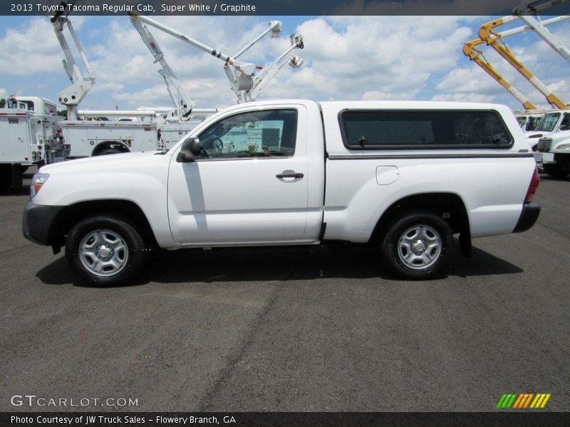 Super White / Graphite 2013 Toyota Tacoma Regular Cab