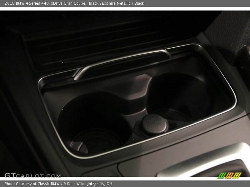 Black Sapphire Metallic / Black 2018 BMW 4 Series 440i xDrive Gran Coupe