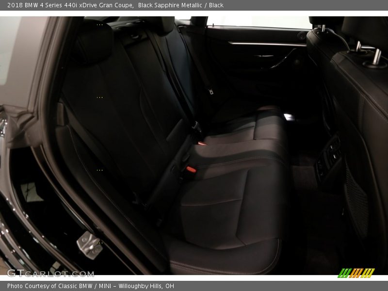 Black Sapphire Metallic / Black 2018 BMW 4 Series 440i xDrive Gran Coupe