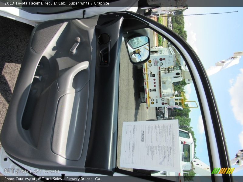 Super White / Graphite 2013 Toyota Tacoma Regular Cab