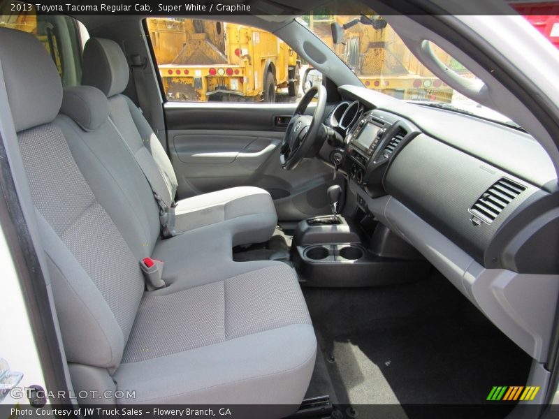 Super White / Graphite 2013 Toyota Tacoma Regular Cab