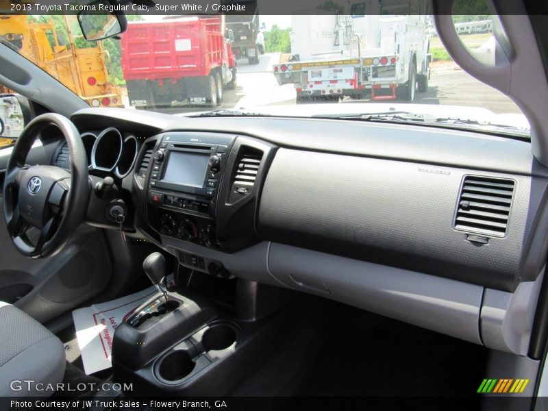 Super White / Graphite 2013 Toyota Tacoma Regular Cab