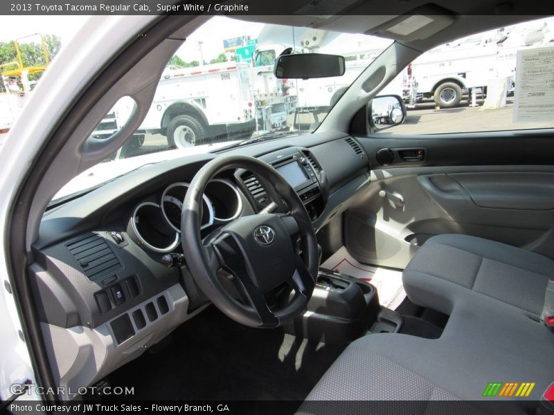 Super White / Graphite 2013 Toyota Tacoma Regular Cab