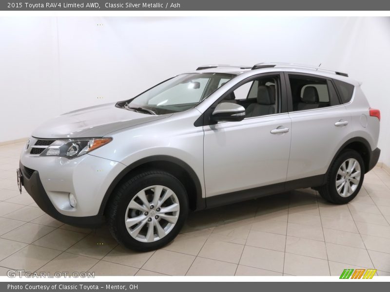 Classic Silver Metallic / Ash 2015 Toyota RAV4 Limited AWD