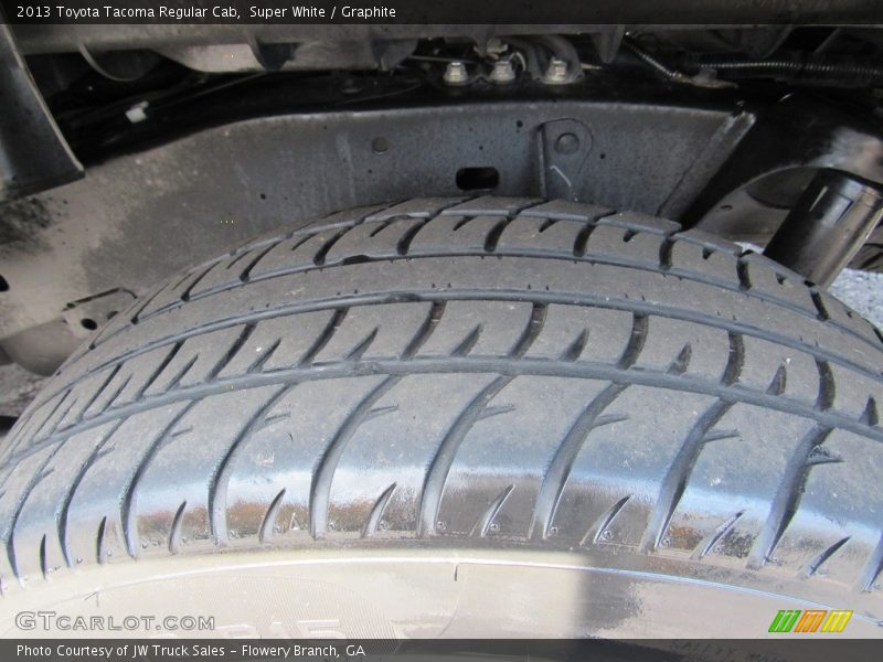 Super White / Graphite 2013 Toyota Tacoma Regular Cab
