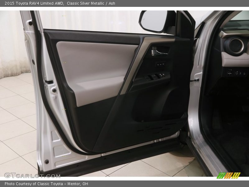 Classic Silver Metallic / Ash 2015 Toyota RAV4 Limited AWD