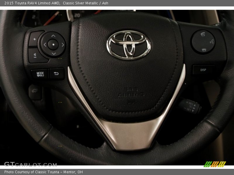 Classic Silver Metallic / Ash 2015 Toyota RAV4 Limited AWD