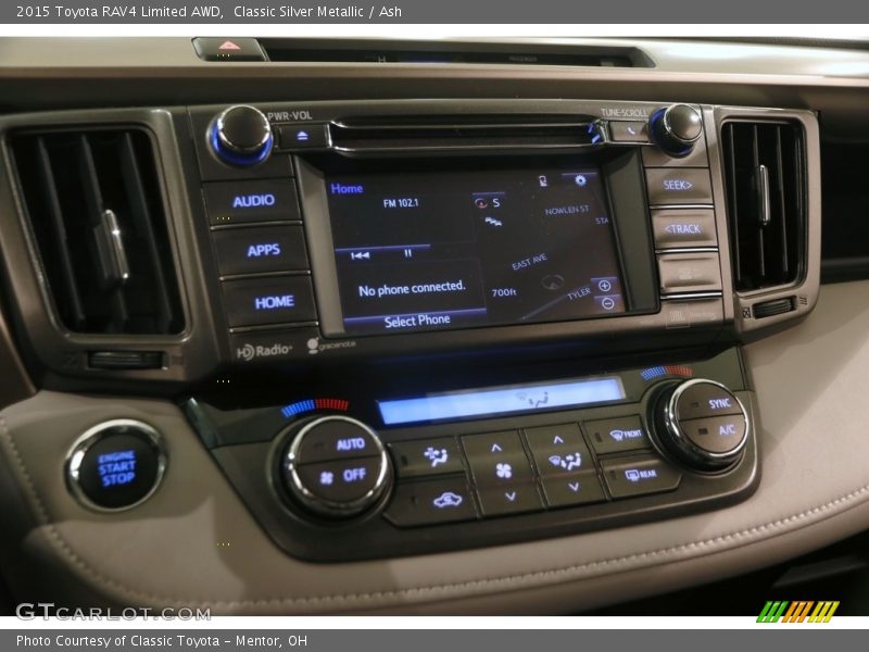 Classic Silver Metallic / Ash 2015 Toyota RAV4 Limited AWD