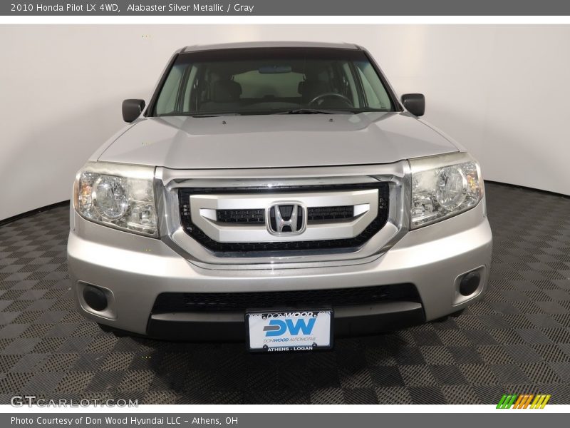 Alabaster Silver Metallic / Gray 2010 Honda Pilot LX 4WD