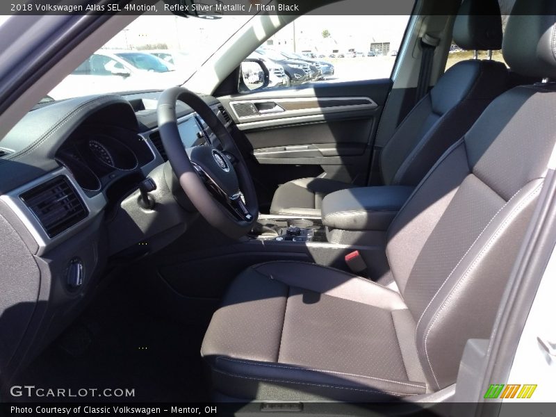 Reflex Silver Metallic / Titan Black 2018 Volkswagen Atlas SEL 4Motion