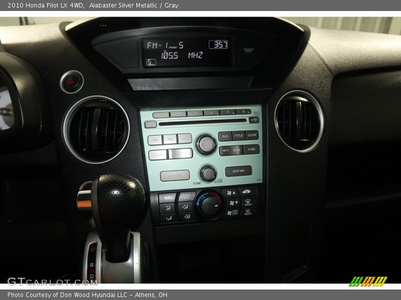 Alabaster Silver Metallic / Gray 2010 Honda Pilot LX 4WD