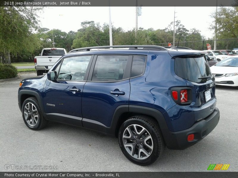 Jetset Blue / Black 2018 Jeep Renegade Latitude