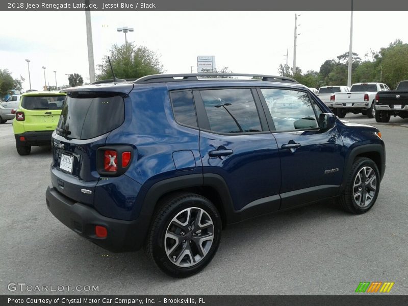 Jetset Blue / Black 2018 Jeep Renegade Latitude