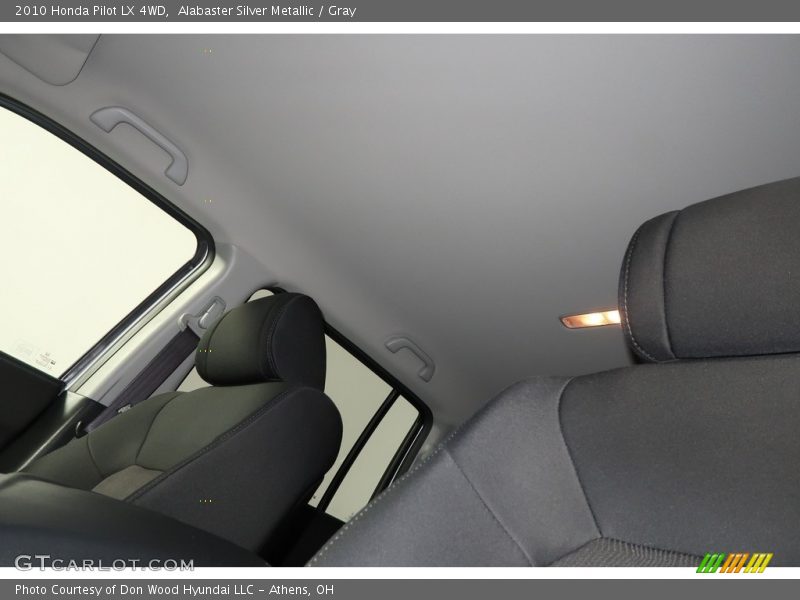 Alabaster Silver Metallic / Gray 2010 Honda Pilot LX 4WD