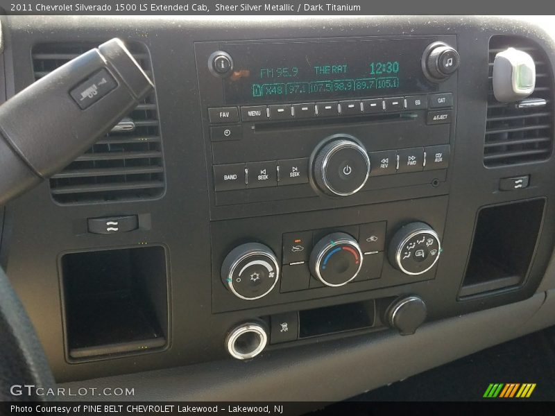 Sheer Silver Metallic / Dark Titanium 2011 Chevrolet Silverado 1500 LS Extended Cab