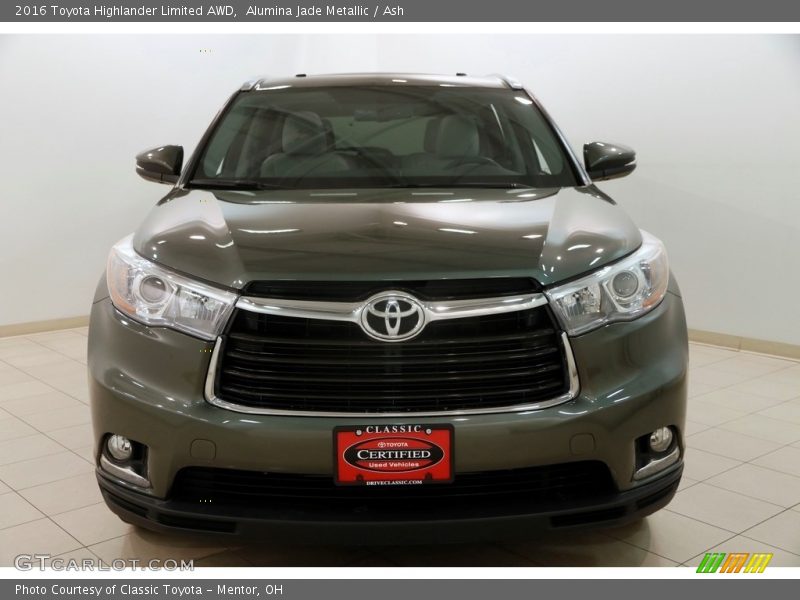Alumina Jade Metallic / Ash 2016 Toyota Highlander Limited AWD