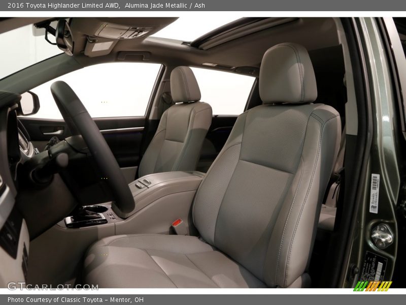 Alumina Jade Metallic / Ash 2016 Toyota Highlander Limited AWD
