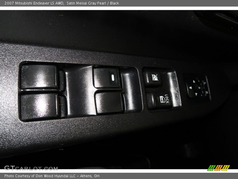 Satin Meisai Gray Pearl / Black 2007 Mitsubishi Endeavor LS AWD