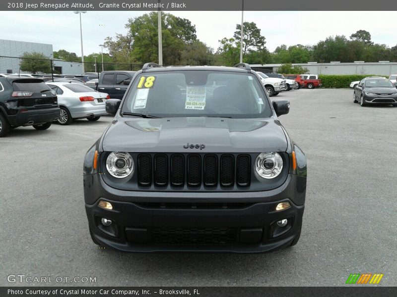 Granite Crystal Metallic / Black 2018 Jeep Renegade Altitude