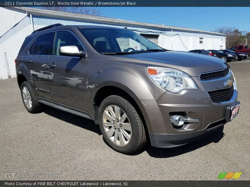Mocha Steel Metallic / Brownstone/Jet Black 2011 Chevrolet Equinox LT