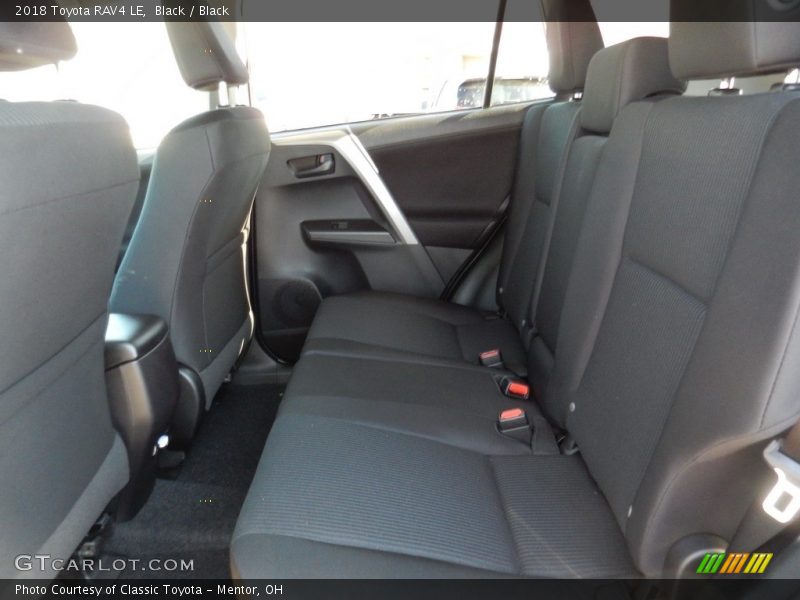 Black / Black 2018 Toyota RAV4 LE