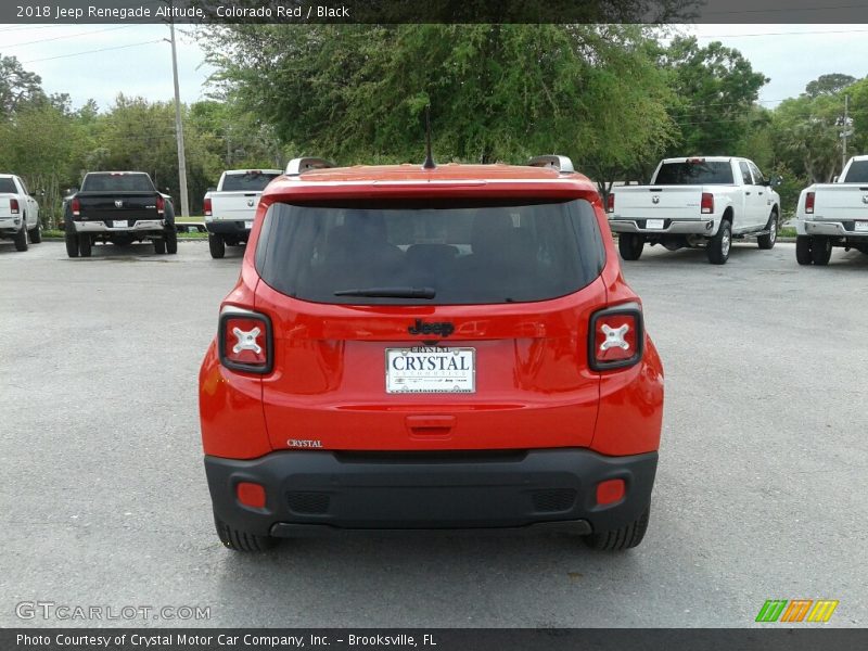 Colorado Red / Black 2018 Jeep Renegade Altitude