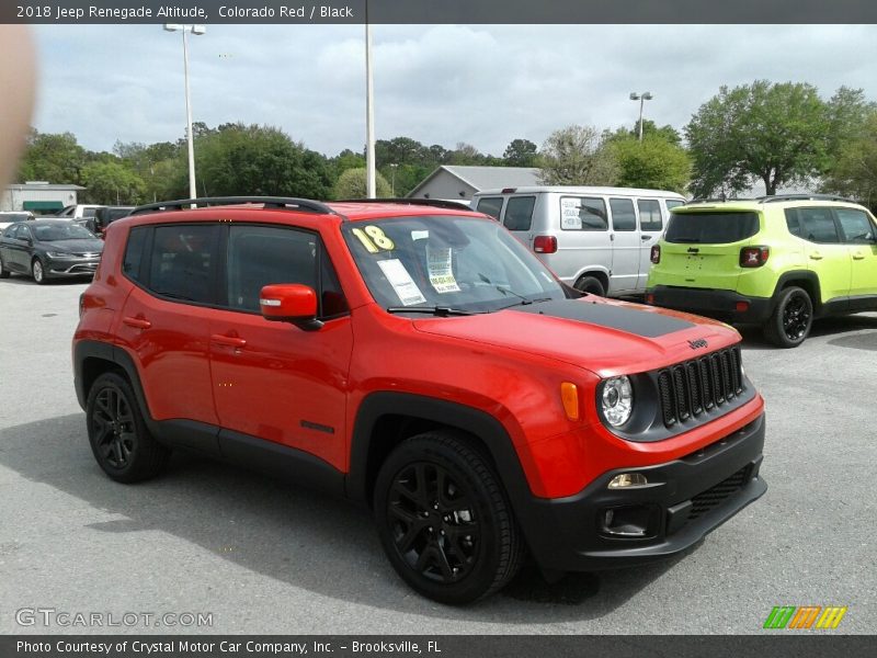 Colorado Red / Black 2018 Jeep Renegade Altitude